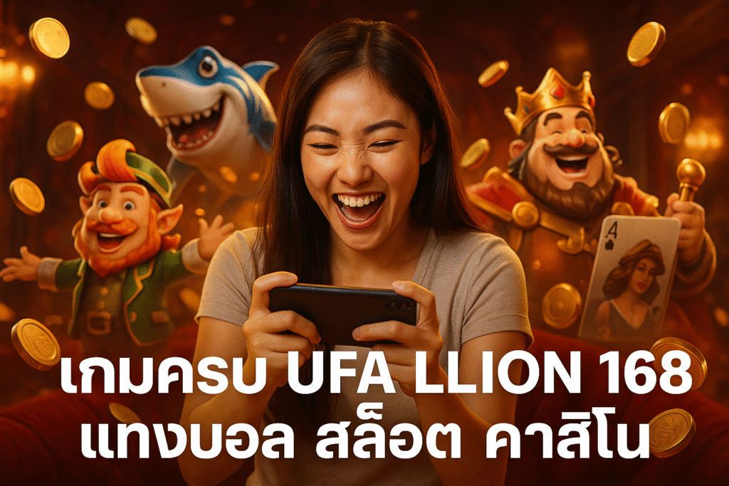 เกมครบ UFA LION 168 แทงบอล สล็อต คาสิโน