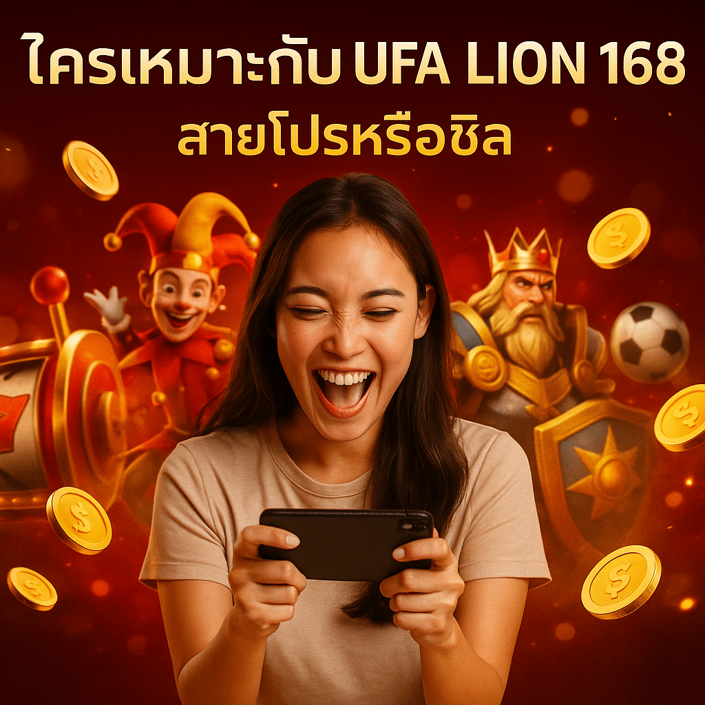 ใครเหมาะกับ UFA LION 168 สายโปรหรือชิล