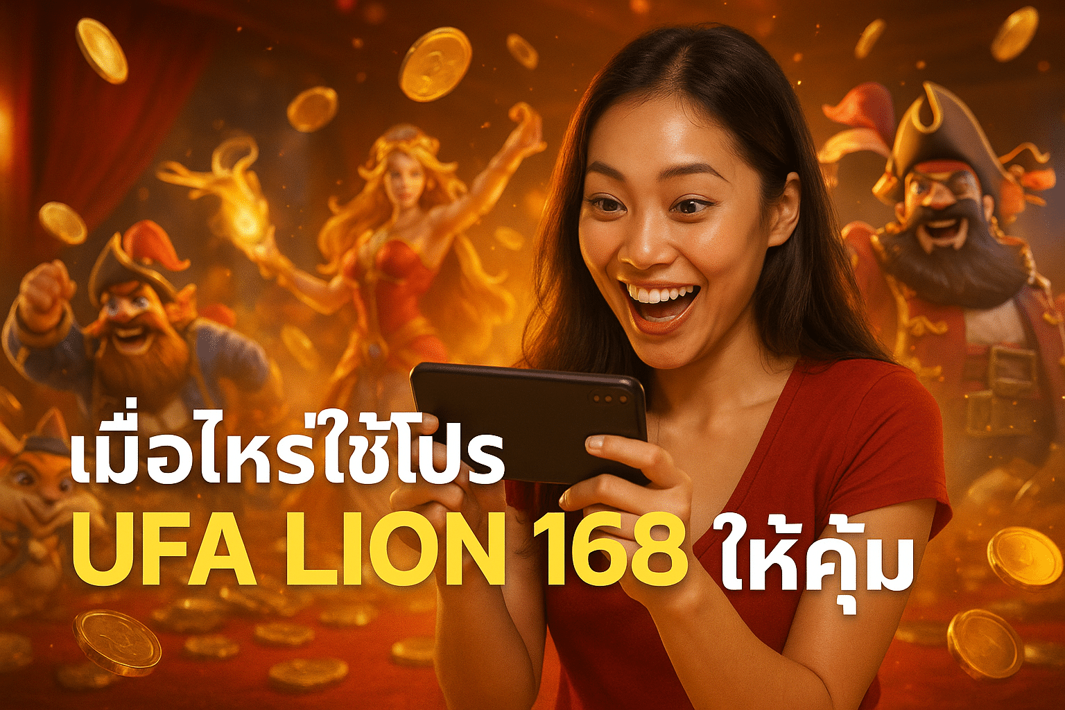 เมื่อไหร่ใช้โปร UFA LION 168 ให้คุ้ม
