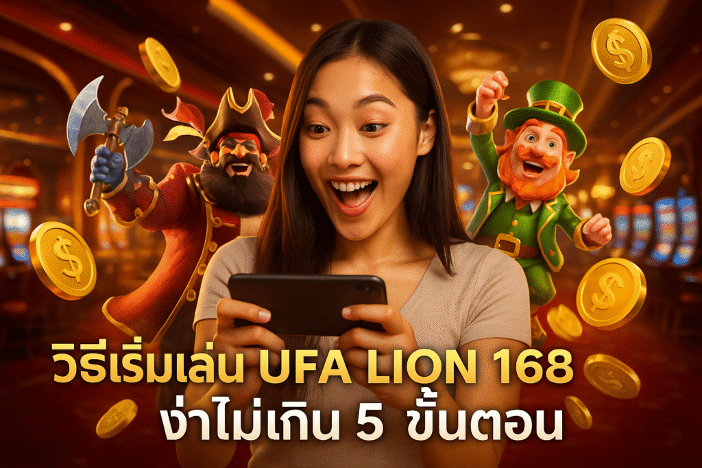 วิธีเริ่มเล่น UFA LION 168 ง่ายไม่เกิน 5 ขั้นตอน